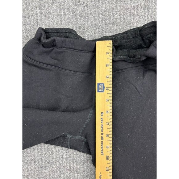 Athleta Pants Women's L Black Pull On Drawstring Tapered Fleece Sweatpant - Picture 4 of 11